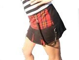 sexy Bondage Gothic Minirock Kilt Lolita Punk L/XL