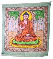 Tagesdecke Wandbehang Buddha Tibet Dekotuch Goa Tuch 