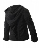 Fleece Jacke mit Zipfelkapuze Fraggle Goa Psy Hippie 
