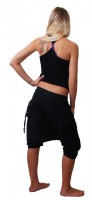 Kurze Pluderhose Haremshose Hippie Goa Psy Hosenrock &nbsp;Detail&nbsp;03