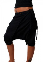 Kurze Pluderhose Haremshose Hippie Goa Psy Hosenrock 