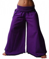 Psy Goa Hippie Hose Baumwoll Schlaghose Boho Hosenrock 