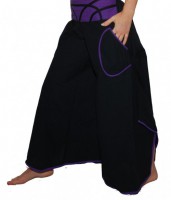 Psy Schlaghose Hosenrock Hippie Goa Boho Baumwoll Hose 