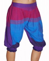 Kurze Ethno Haremshose Ballonhose Aladinhose Pluderhose Hippie Goa 