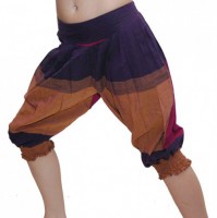 Kurze Ethno Haremshose Ballonhose Aladinhose Pluderhose Hippie Goa 