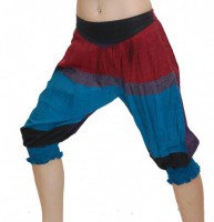 Kurze Ethno Haremshose Ballonhose Aladinhose Pluderhose Hippie Goa 