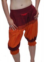 Kurze Ethno Haremshose Ballonhose Aladinhose Pluderhose Hippie Goa 