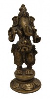 Ganescha Figur Ganesh Bronze Skulptur Hindu Gottheit