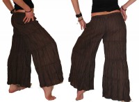 Ethno Hippie Hose Psy Goa Crinkle Schlaghose Boho