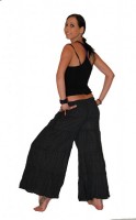 Ethno Hippie Hose Psy Goa Crinkle Schlaghose Boho