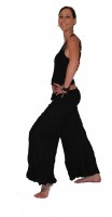 Ethno Hippie Hose Psy Goa Crinkle Schlaghose Boho