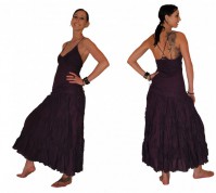 Ethno Hippie Psy Goa Crinkle Kleid