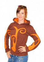 Extravaganter  Pullover Sweater Zipfelkapuze Hippe Goa Psy Fee

