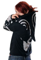 Extravaganter  Pullover Zipfelkapuze Hippe Goa Psy Fee
