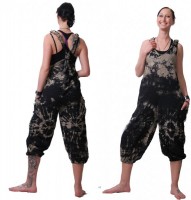  Batik Hippie Latzhose Hose Psy Goa 70er Overall Boho