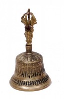 Ghanta Tibetische Tempel Glocke mit sch�nem Klang 15cm
