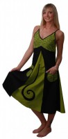 Psy Goa Sommerkleid Spagettitr�ger Kleid Hippie