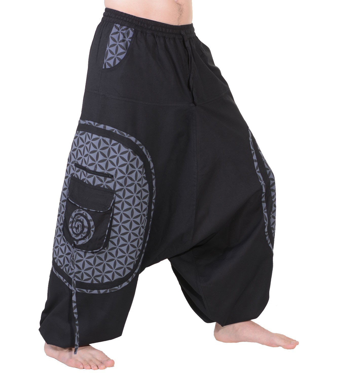 funky print pants